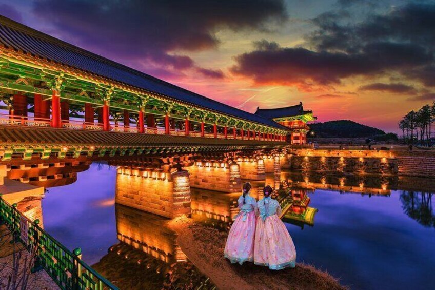 Gyeongju Day and Night One Day Guided Tour from Busan