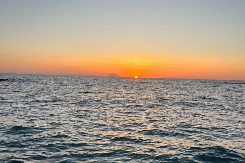 Sunset boat tour along the Costa degli Dei