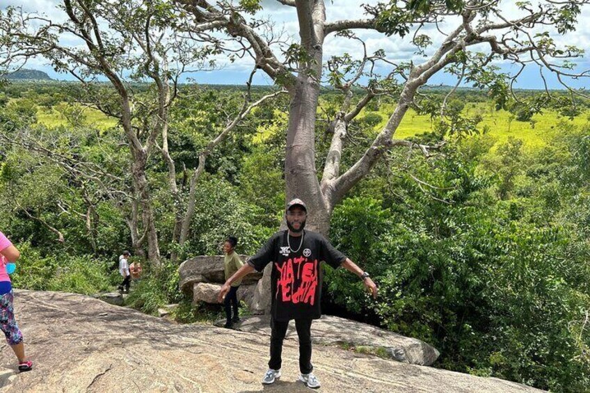 Standing Beside The Baobab Tree