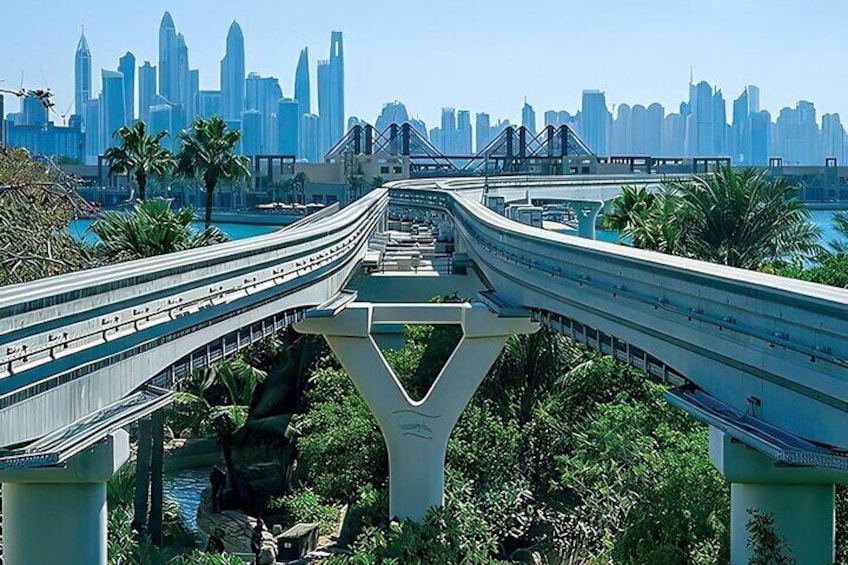 Palm Monorail Trip in Dubai