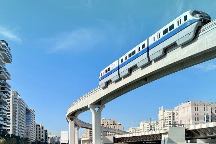 Palm Monorail Trip in Dubai