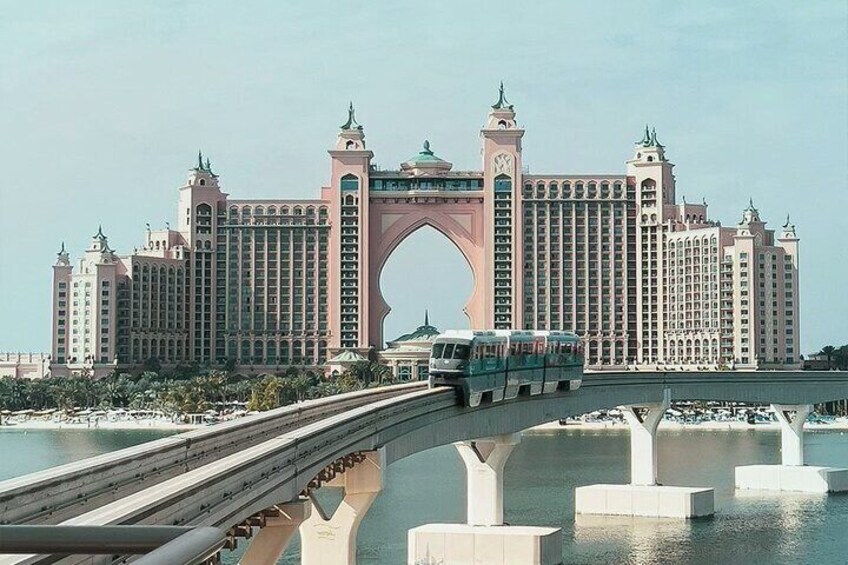 Palm Monorail Trip in Dubai