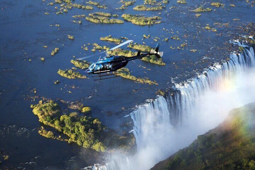 Shared Helicopter Tour in Victoria Falls