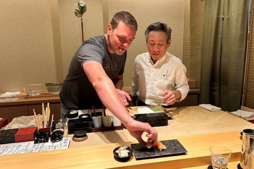 SUSHI Making Experience at Restaurant