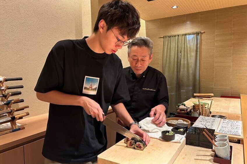 SUSHI Making Experience at Restaurant