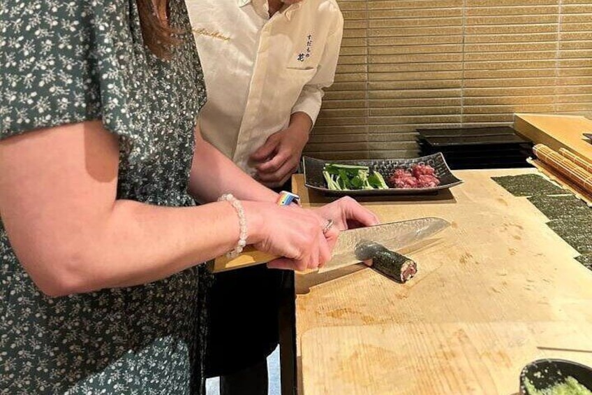 SUSHI Making Experience at Restaurant