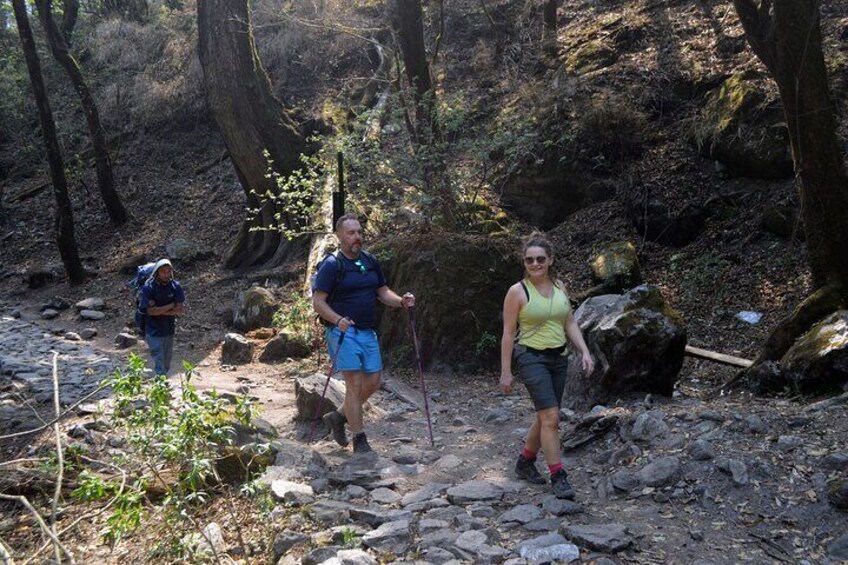 On the way towards Langtang village