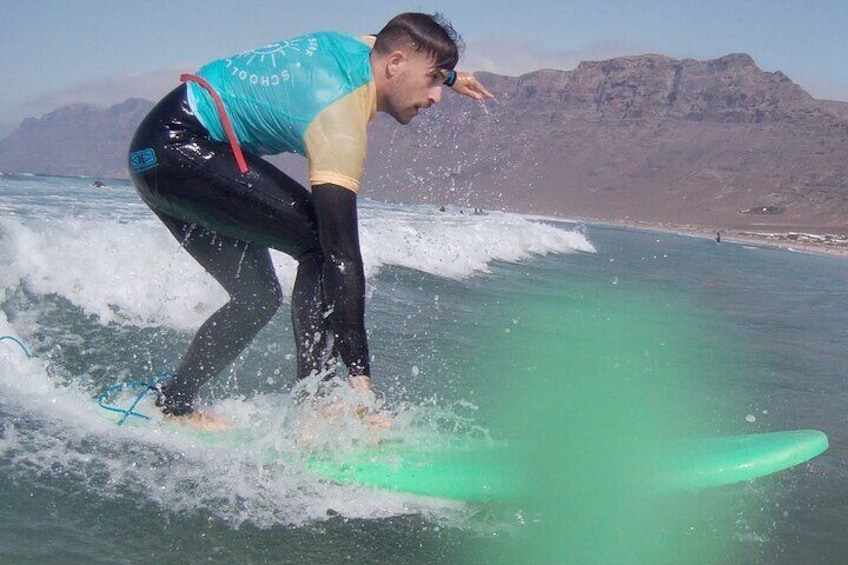 Private Surf Class with Certified Instructor in Lanzarote