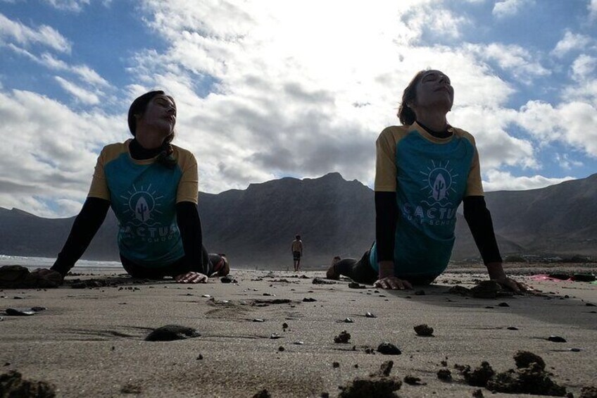 Group and private surf classes with a Certified Instructor in Lanzarote