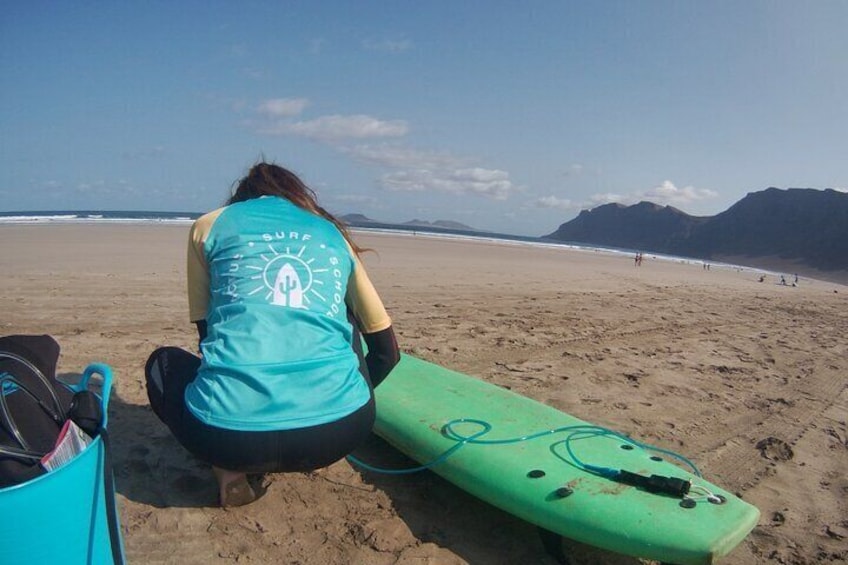 Private Surf Class with Certified Instructor in Lanzarote