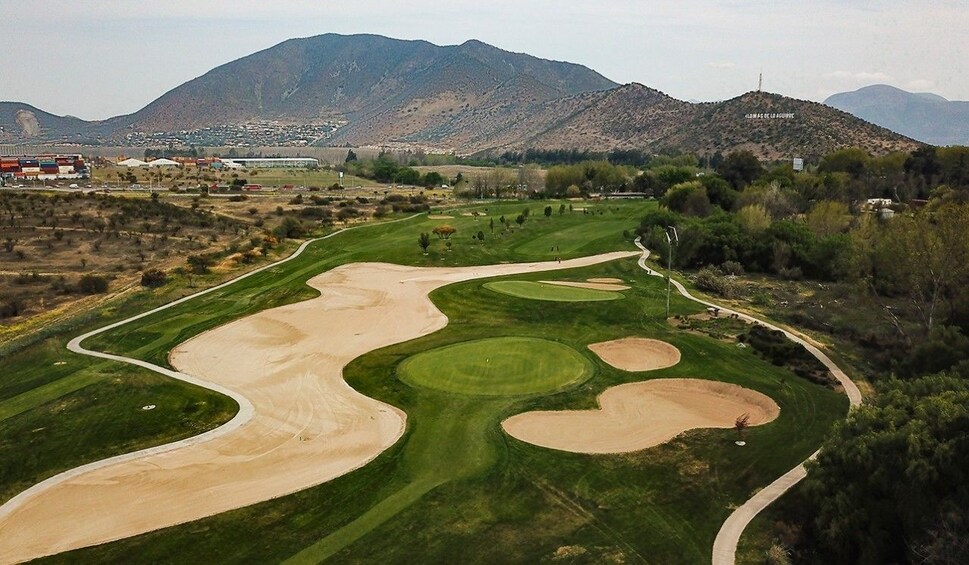 Mapocho Golf Club from Santiago