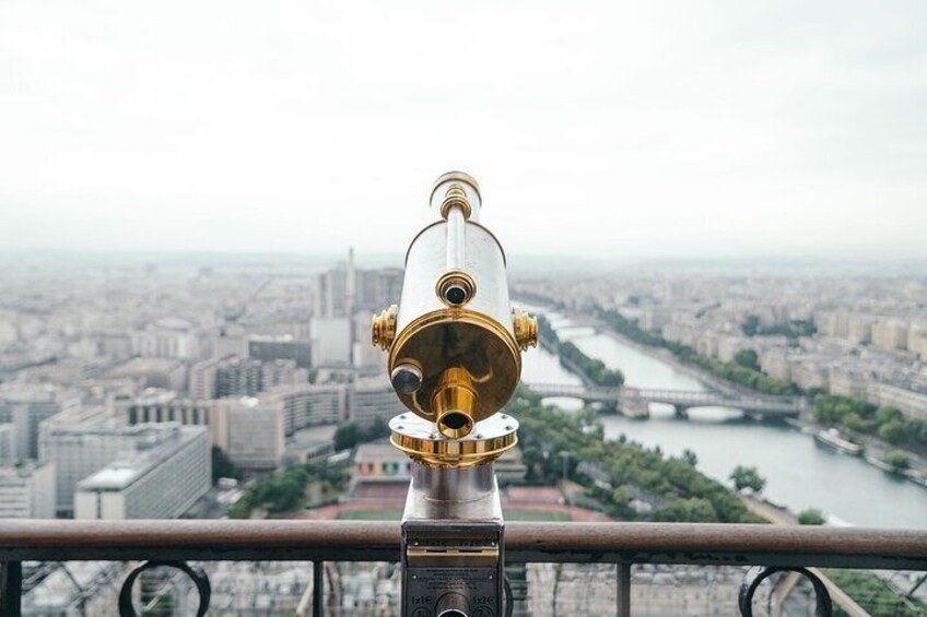 Eiffel Tower Elevator Tour with Top Floor access