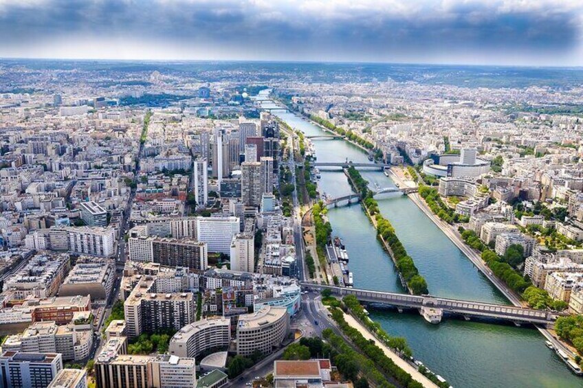 Eiffel Tower Elevator Tour with Top Floor access