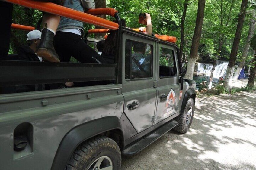 Alanya Jeep Safari Tour with Lunch at Dim River