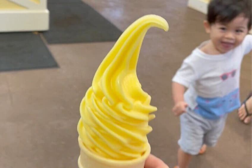 Dole whip Pineapple ice cream