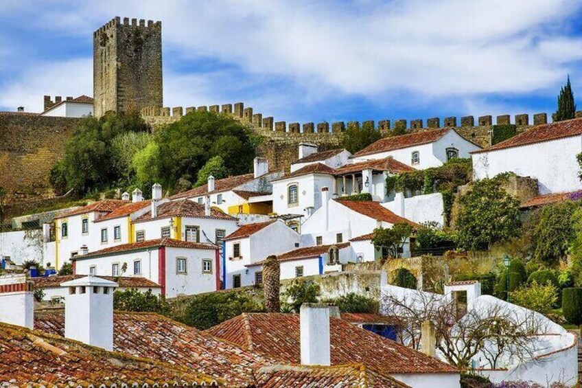 Mira De Aire Caves, Tomar, Obidos and Nazare Private Tour