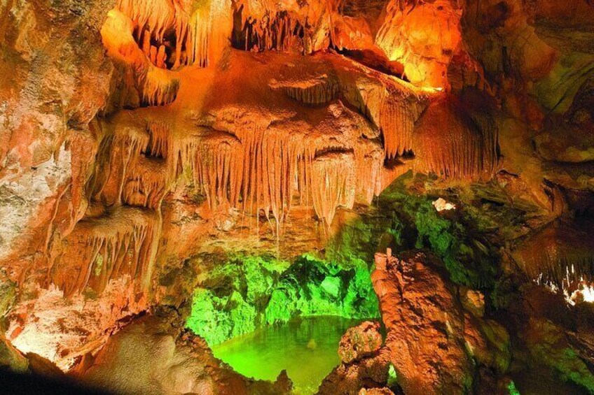 Mira De Aire Caves, Tomar, Obidos and Nazare Private Tour