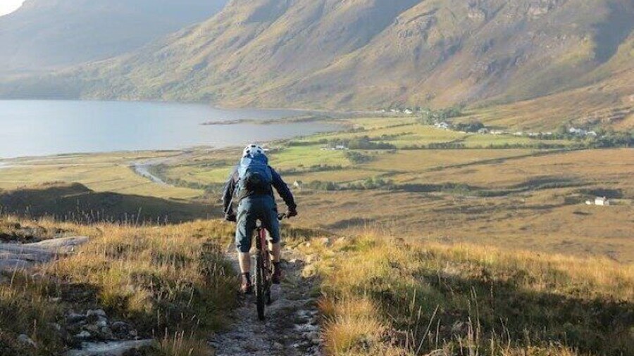 Final day descent to Loch Torridon.