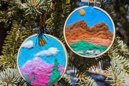 Felted Landscape Ornament Art Kit in Estes Park