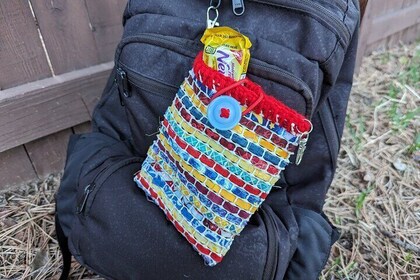 Woven Fabric Hiking Bag Activity in Estes Park