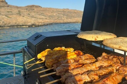 Athens Cruise Tour with Mediterranean BBQ