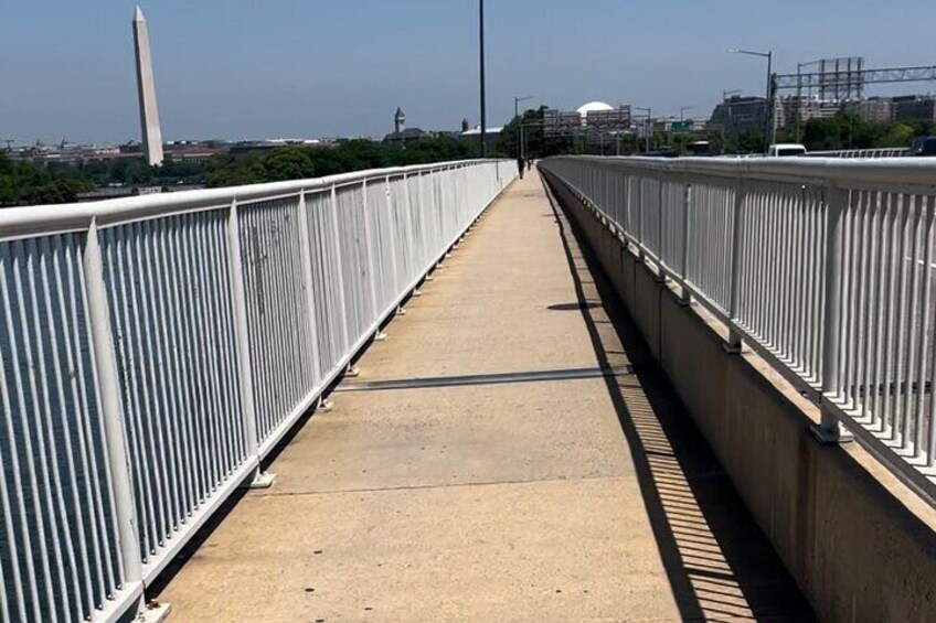 Crossing the 14th St Bridge from VA to DC