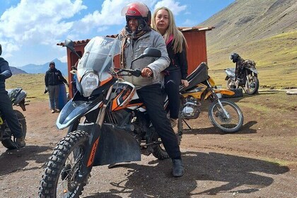 Rainbow Mountain Motorcycle Tour and 5 Minutes Hike