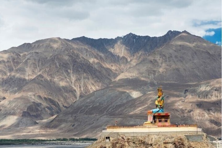 Maitreya Buddha in Diskit Village at Nubra Valley