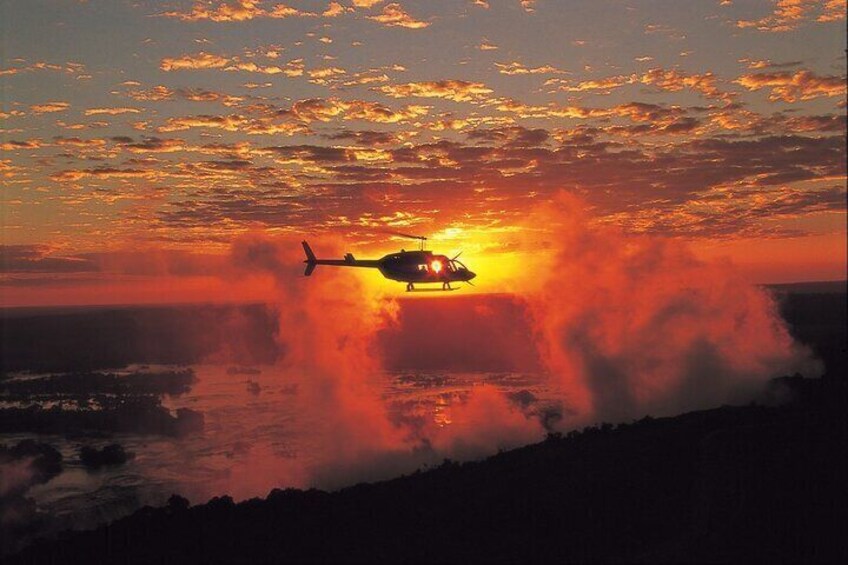 Helicopter Flight over the Victoria Falls, Window Seat Guaranty