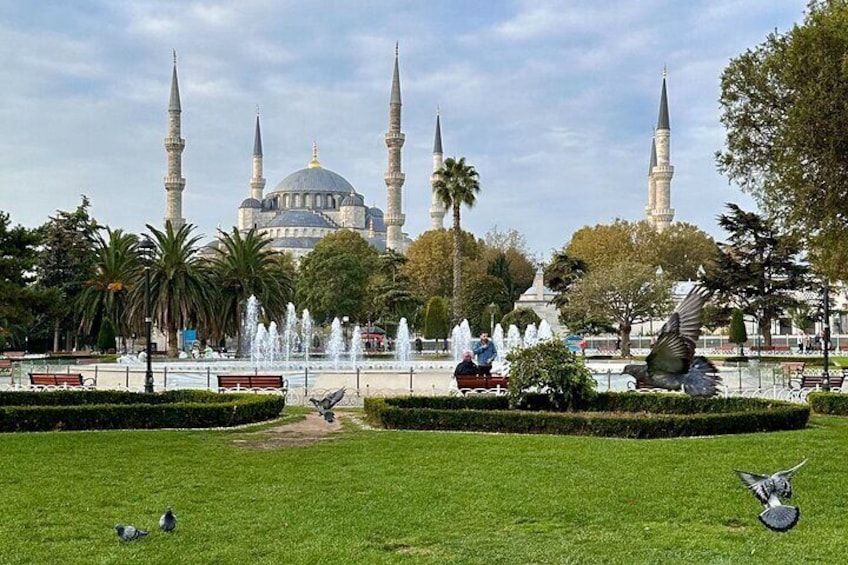 the Blue Mosque