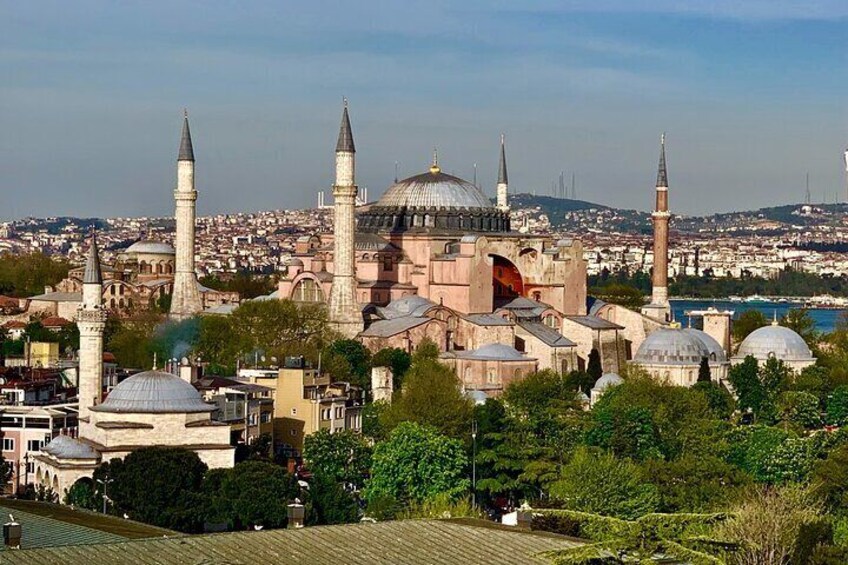 the Hagia Sophia