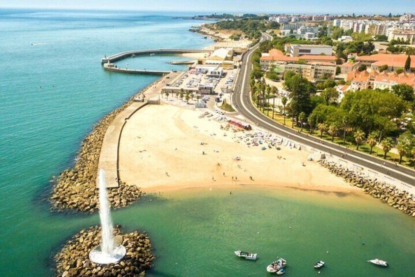 Estoril coast road on the way back to Lisbon