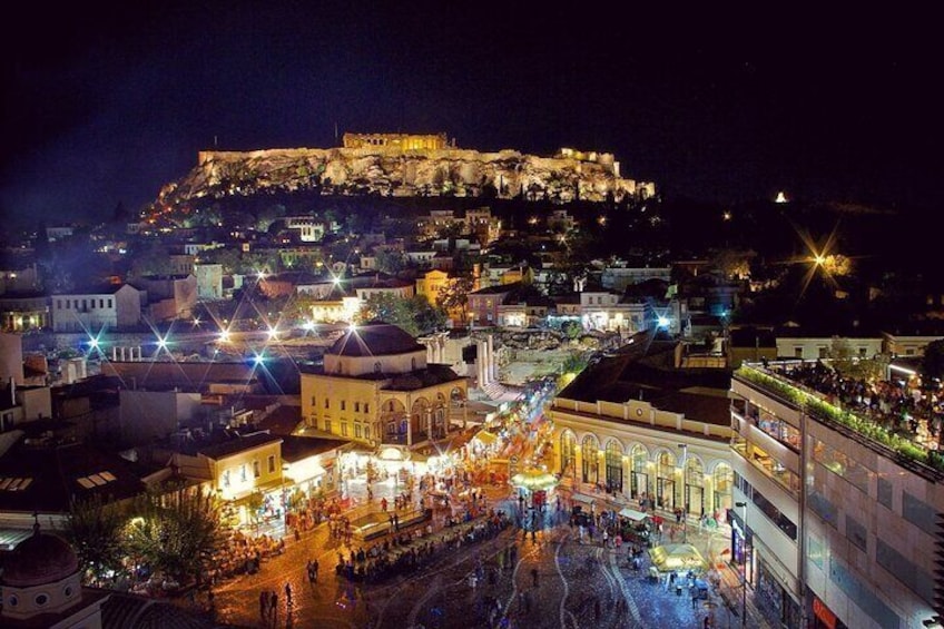 Night Walking Tour in Athens