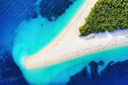 Island Brač - Golden Horn and Pučišća Speedboat Tour from Split