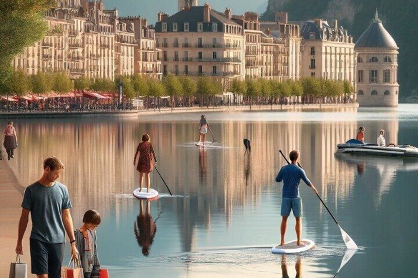  Annecy Home Shopping and SUP Paddle