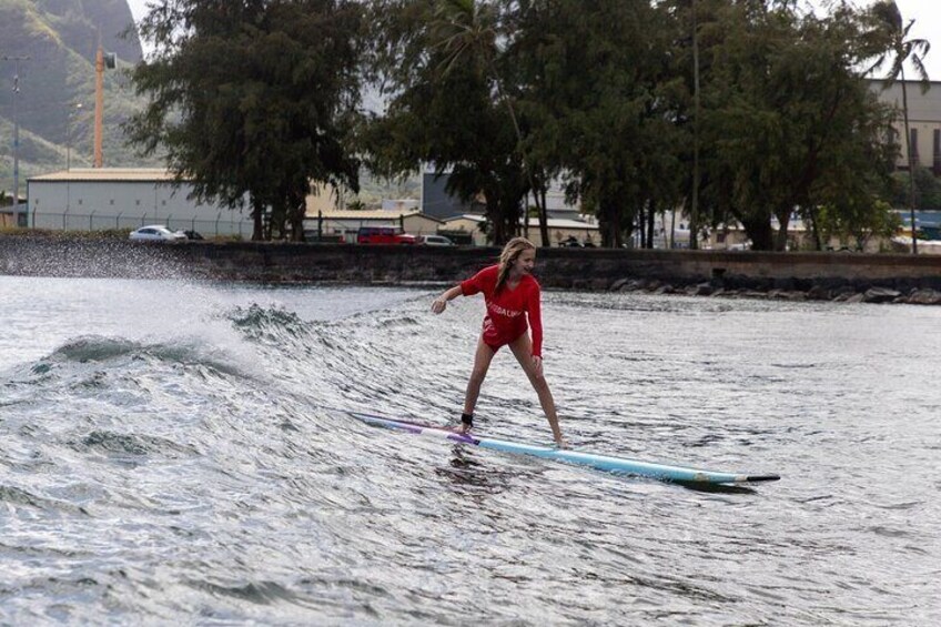 Group Surf Lesson at Kalapaki Beach