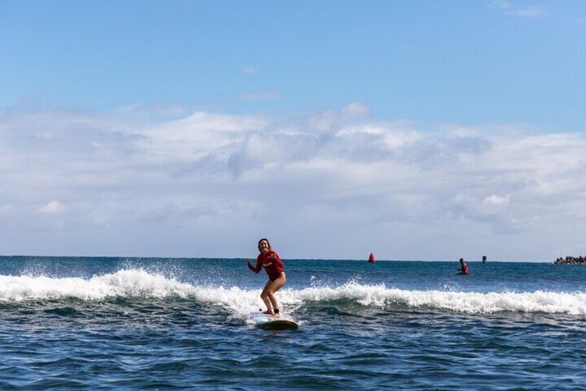 Group Surf Lesson at Kalapaki Beach