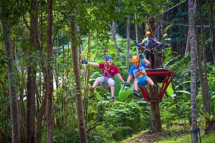 Ultimate Zipline Games Challenge in Krabi