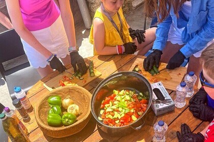 Shared Group Cooking Class at Home of Mykonian Family in Mikonos