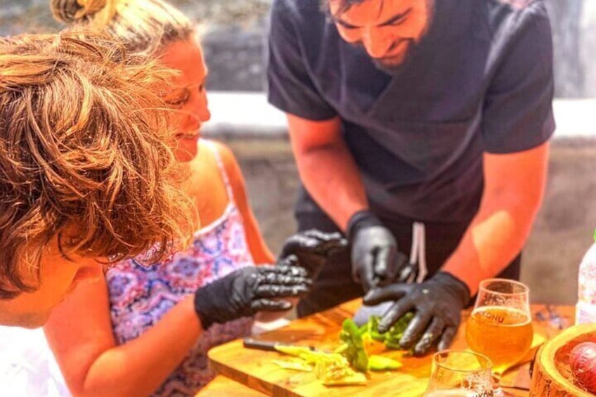 Shared Group Cooking Class at Home of Mykonian Family in Mikonos