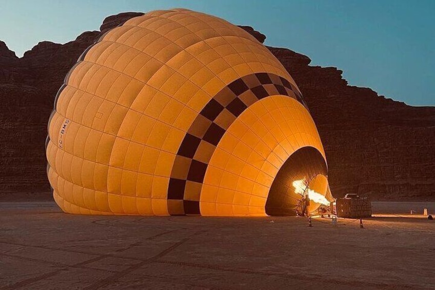 Hot Air Balloon Flight at Wadi Rum