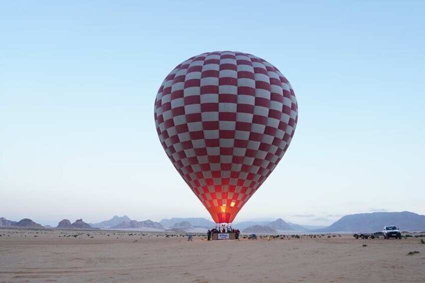 Hot Air Balloon Flight at Wadi Rum