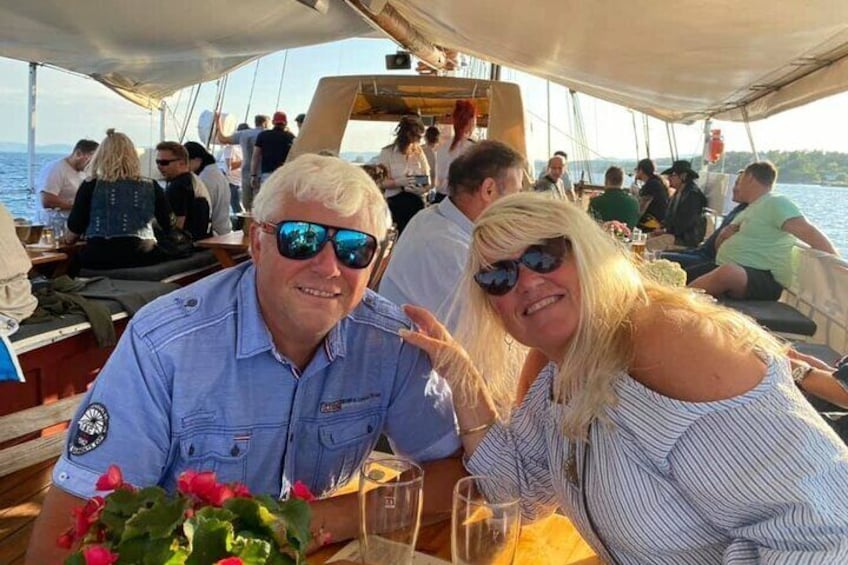 Live Evening Rock Music Cruise in Oslo Fjord with Shrimp Buffet