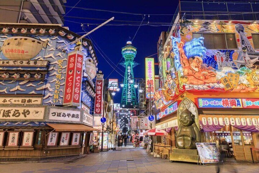 Tour of the charming city of Osaka by car