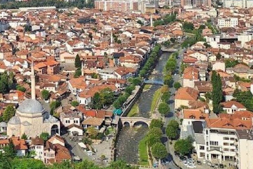 Prizren from the Fortress Calaja, Different angle