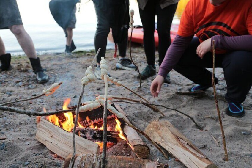 Bannock on the Beach