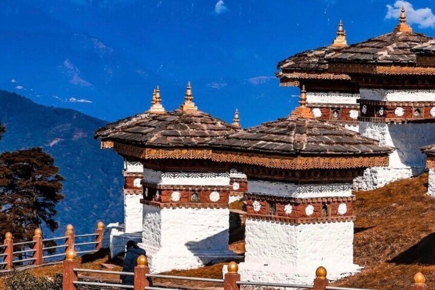 Dochula pass between Thimphu & Punakha 
Photo credit: sonamwooeserphotography