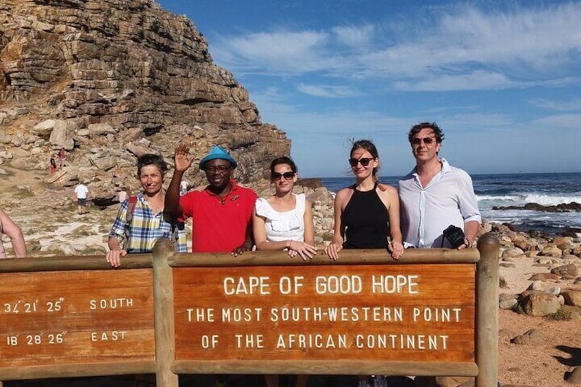 cape of good hope ,the most southern-western point of the African continent