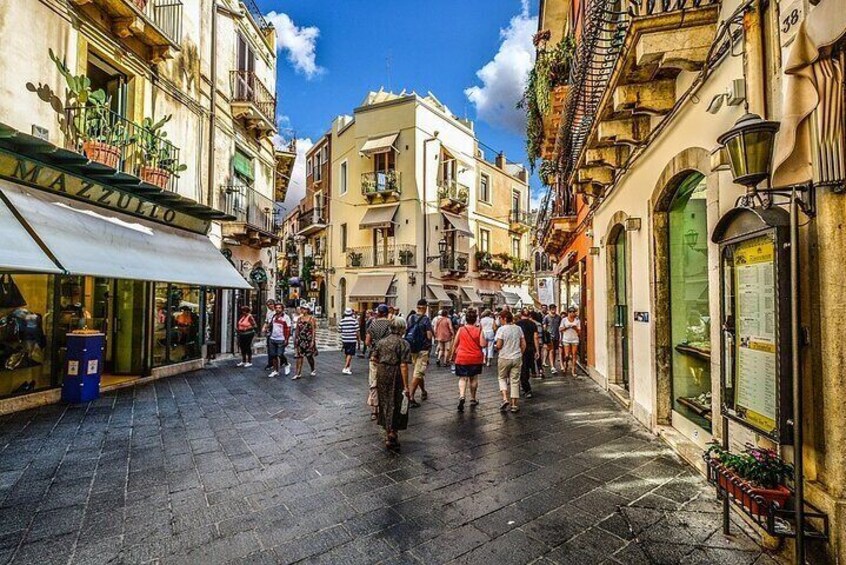 One day tour to Taormina, Savoca and Castelmola