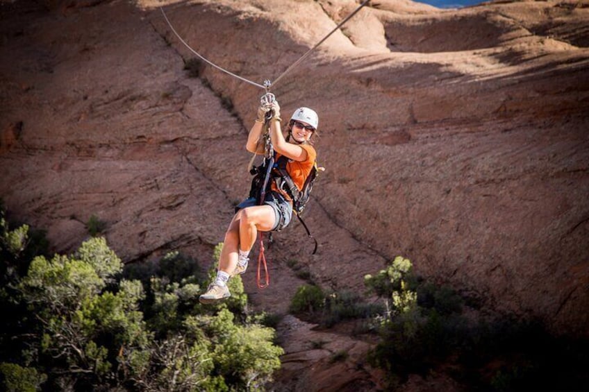 Zip Line Adventure in Moab